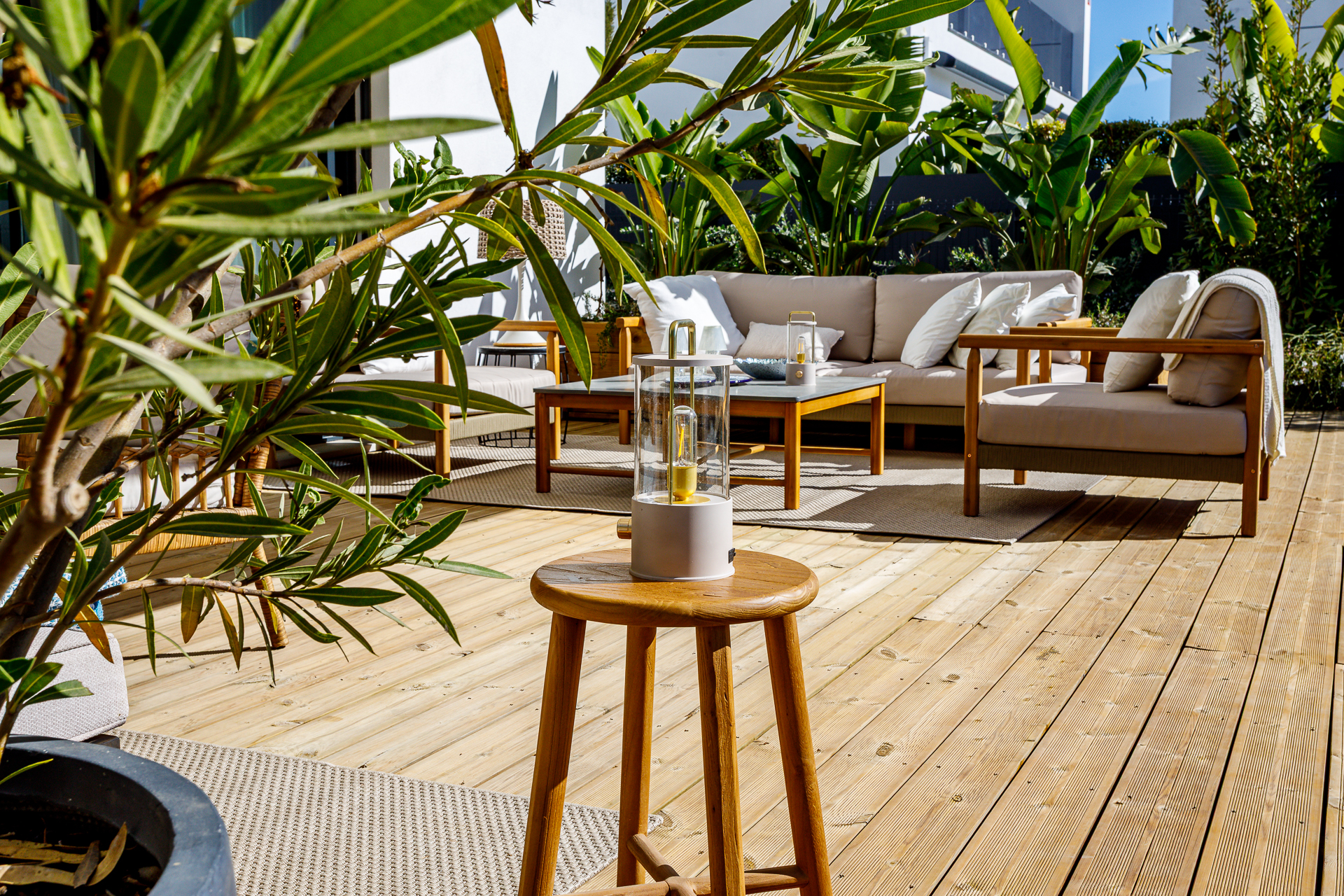 Terrace lounge luxury villa Tavira Algarve